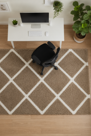 Soft Shaggy Rug for Home